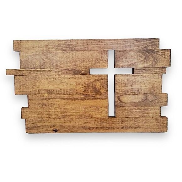 Wooden Cross Wall Decor - Picture 9 of 9
